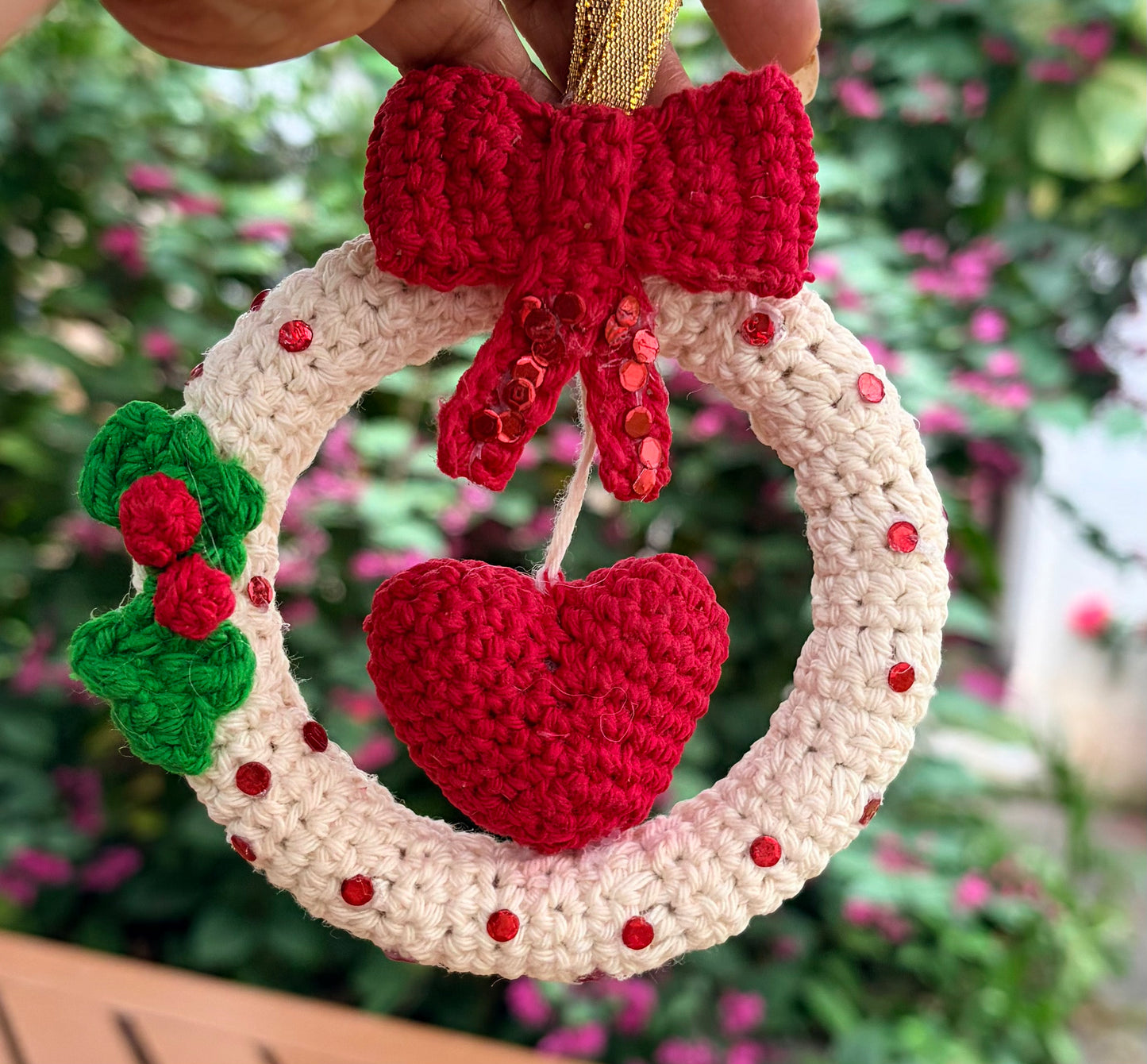 Christmas Heart Wreath