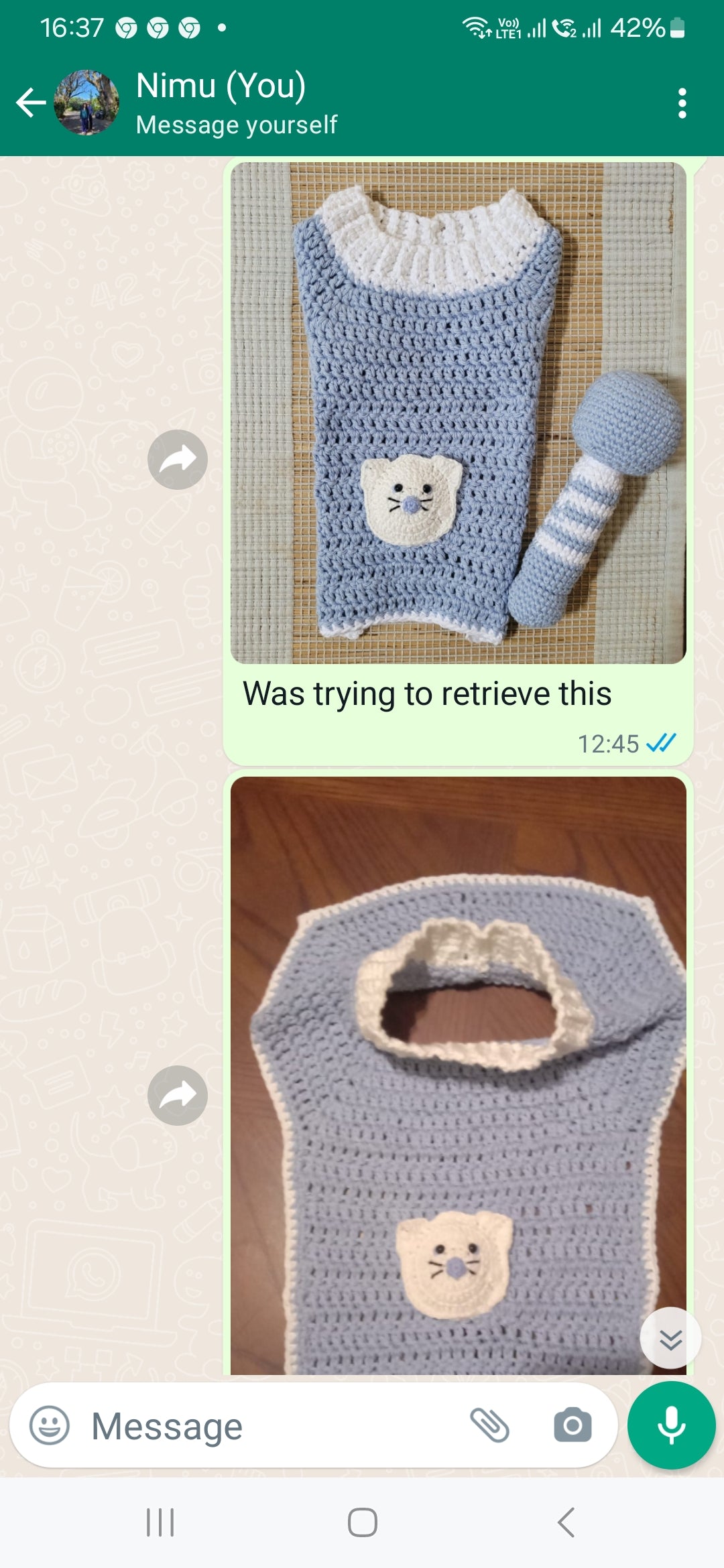 Baby Needs-Bib and Rattle