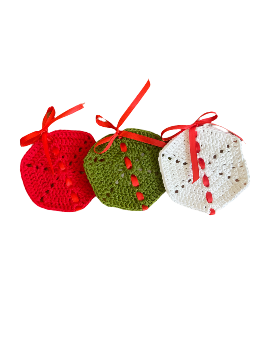 Christmas Cup Coasters ( set of 3)