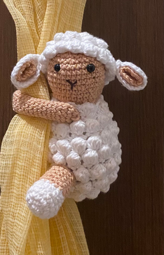 Little Lamb Curtain tie back