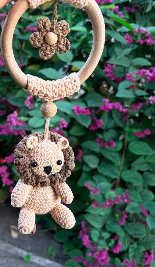 Lion cub baby mobile