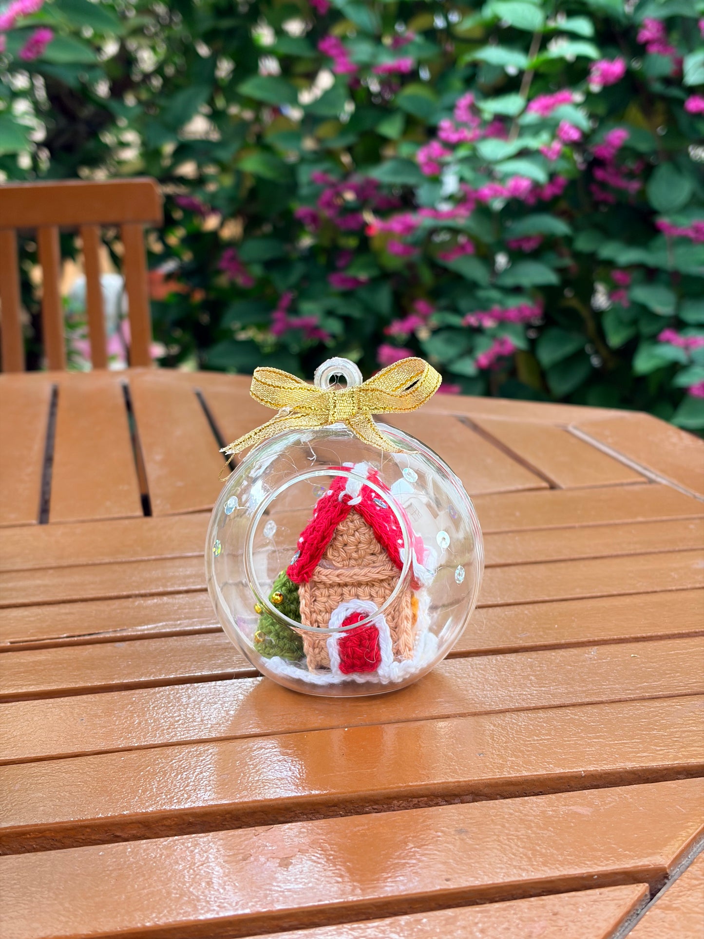 Glass ornament- house