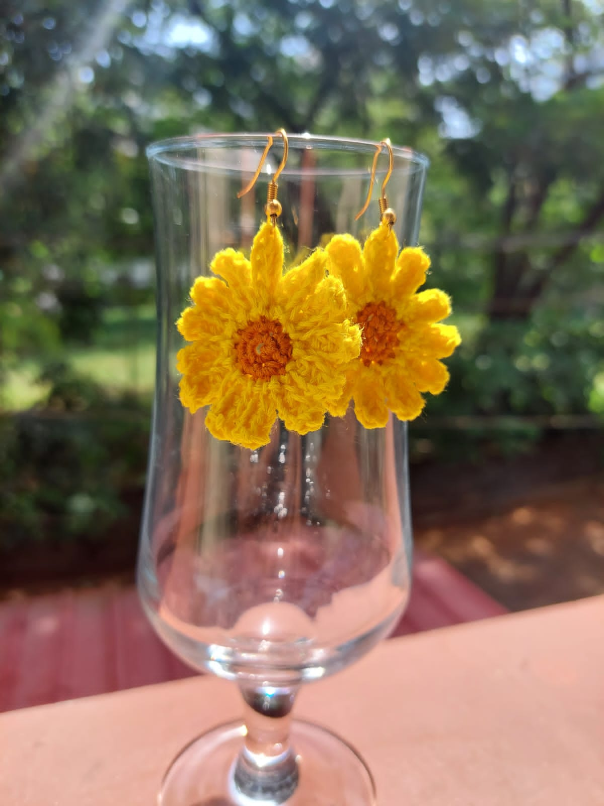 Flower earrings