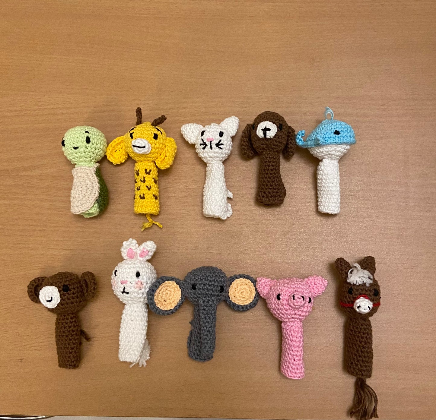 Animal finger puppets