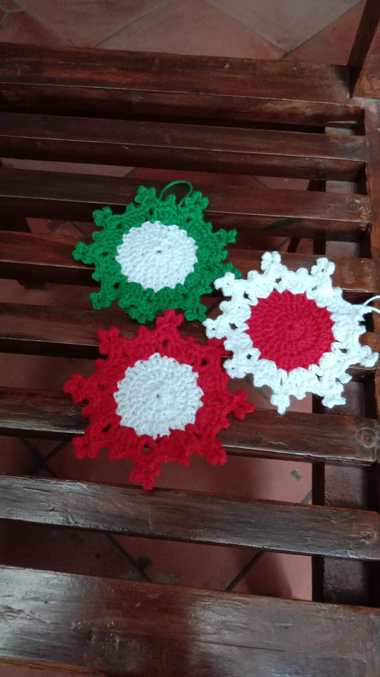 Snowflake Christmas(set of 3) Coffee Coaster