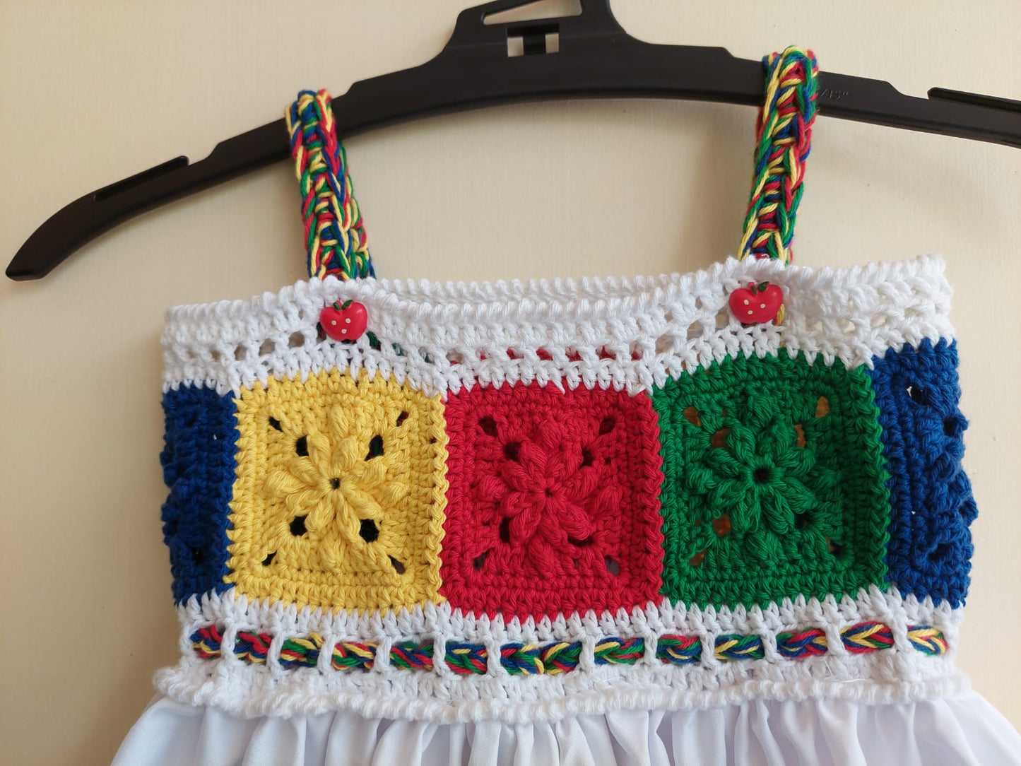 Granny Square Yoke Dress